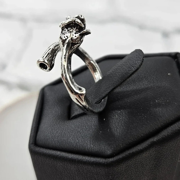 Thorny Rose Adjustable Fashion Ring A5 x3 - Picture 11 of 14